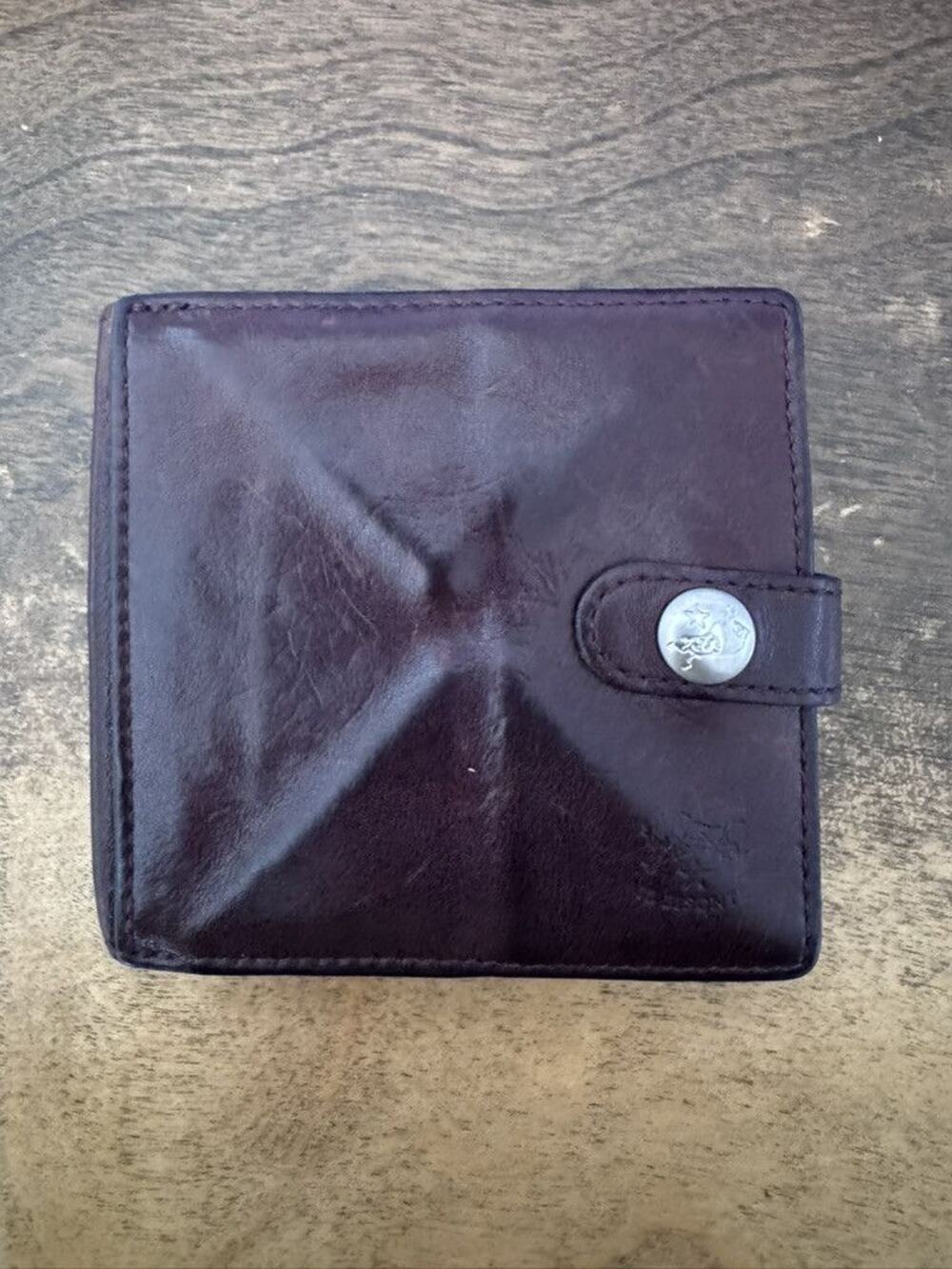 Il Bisonte Men's Leather Wallet Dark Brown